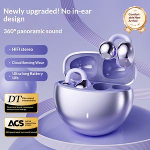 Nouveaux écouteurs Bluetooth à conduction osseuse à clipser pour le sport, confortables et avec une autonomie ultra longue - Product Image 2