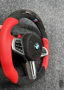 พวงมาลัย M-Sport ทำจากคาร์บอนไฟเบอร์ปรับแต่งได้สำหรับ F30 BMW F80 F82 F87 F22 F32