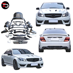 2008-2014 pour 1:1 <span class=keywords><strong>C63</strong></span> Kit Carrosserie avec Pare-chocs Avant Ailes Jupes Latérales Pare-chocs Arrière Capot pour <span class=keywords><strong>Mercedes</strong></span> Classe C W204 <span class=keywords><strong>C63</strong></span> C200 C300 - Product Image 1