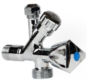 Válvula Angular de Latón de Tres Vías 1/2"3/4"10 para Doble Uso |   Latón de Primera Calidad |   THS Thermostyle ® - Product Image 1