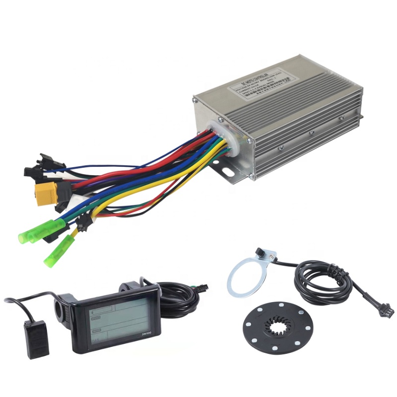 Электрический велосипед 48 в 22 А контроллер 500 Вт Электрический велосипед контроллер SW900 ЖК-дисплей складной электровелосипед с PAS