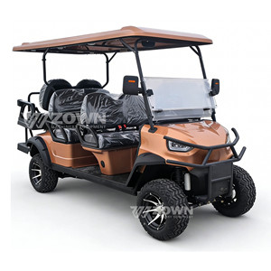 Carrito de golf eléctrico a batería de litio al por mayor de China, de 4/6 plazas, para servicio en parques, campus y propiedades - Product Image 6