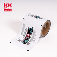 Film plastique imprimé par gravure Film alimentaire Emballage alimentaire Feuille d'aluminium Rouleau Film Bâton Sac Sachet pour emballage de jus