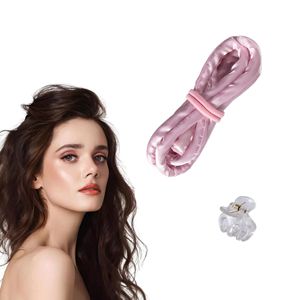 헤어 컬러 스폰지 새틴 무열 웨이브 포머 DIY 헤어 스타일링 도구 헤어 롤러 잠자는 부드러운 컬 바 - Product Image 4