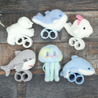 Pappa Circle Bracelet Peluche Super Douce, Poupée Animalière Transfrontalière, Doudou, Cadeau d'Anniversaire pour Enfants