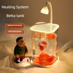 Vente en gros, <span class=keywords><strong>Aquarium</strong></span> Betta silencieux et personnalisable avec pompe à <span class=keywords><strong>eau</strong></span> et système autonettoyant, kit d'<span class=keywords><strong>aquarium</strong></span> <span class=keywords><strong>de</strong></span> bureau pour débutants et petits - Product Image 5