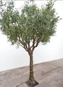 עץ אלון מלאכותי שיכר עץ זית גדול פיברגלס גדול גדול עץ פיברגלס - Product Image 2