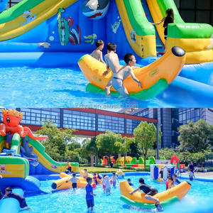 Jeu d'extérieur, <span class=keywords><strong>parc</strong></span> <span class=keywords><strong>aquatique</strong></span> gonflable commercial, grand calmar, jouet flottant avec location de fête, piscine, aire de jeux pour enfants - Product Image 2