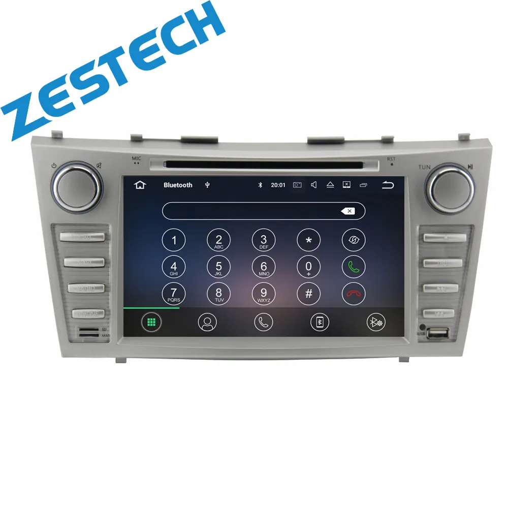 android 12 car gps navigation player for Toyota Camry 2007-2011 auto parts with 3G