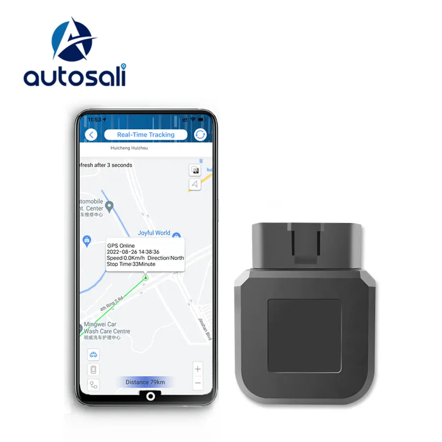 LATAM Popular OBD Device 4G-LTE GPS Tracking Plug and Play Save Cost GPS Tracker with Car Detection OBD-XA