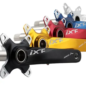 Hollowスーパー販売IXF Crank Set Bike Components Chainrings BCD 104 64 mtb自転車Crankset Crank Arm