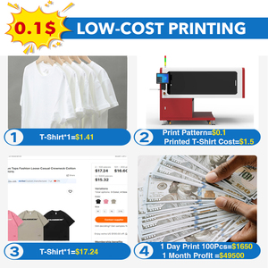 Yeni yükseltme Dtg yazıcı doğrudan giysi yazıcı mürekkep düşük otomatik test sistemi otomatik dijital T Shirt BASKI MAKİNESİ - Product Image 2