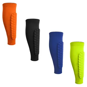 Подгонянный дышащий полиэстер + спандекс + EVA волейбольные наколенники для спорта на открытом воздухе защита для коленного сустава