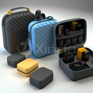 Caja de almacenamiento de cepillos para polvo de coche OEM ODM, carcasa dura compacta moldeada, funda de EVA para plumero de coche - Product Image 6