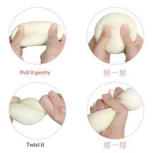 Novidades: Brinquedo Sensorial Anti-stress de Apertar Gigante de 25cm, Criativo, em Formato de Dumpling Surpresa - Product Image 4