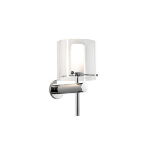 Lámpara de pared minimalista E14 LED 220V con acabado cromado, cabezal único moderno para dormitorio, hotel, restaurante - Product Image 4