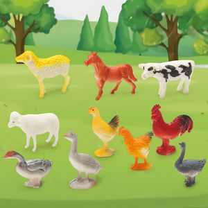 JinYing Age 3 + <span class=keywords><strong>PVC</strong></span> Sac Arbre Clôture Personnages de Dessins Animés Jouet Animal Jouets Plastique pour Enfants - Product Image 5