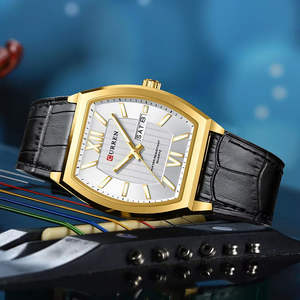 นาฬิกาข้อมือผู้ชาย CURREN 8478 รุ่นใหม่ ดีไซน์สี่เหลี่ยม สายนาฬิกากันน้ำ พร้อมปฏิทิน นาฬิกาควอตซ์ลำลอง สำหรับผู้ชาย ปี 2025 - Product Image 3