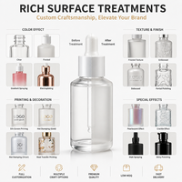 Personaliza tu Logotipo, Botella de Vidrio con Bomba para Lociones, Envase de Alta Calidad para Cosméticos, Aceites Esenciales y Cuidado de la Piel