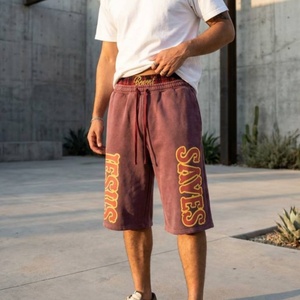Pantalones Cortos Deportivos de Baloncesto para Hombre, de Mezclilla de Alta Calidad con Bordado de Cristal, Transpirables, Ecológicos, Estilo Urbano - Product Image 3
