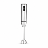 Mixeur Plongeant Électrique 300W Minimaliste 4 Lames 2 Vitesses avec Fonction Pulse pour Jus, Confiture et Soupe