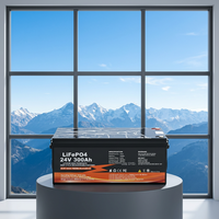 Batterie LiFePO4 24V 100Ah 200Ah 280Ah 300Ah 314Ah, pack de batteries au lithium-fer à décharge profonde, 8000 cycles