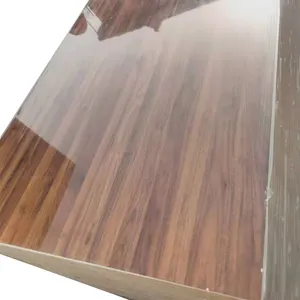 high glossy UV face melamine plywood mdf board furniture prefinished plywood