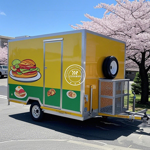 13 फीट रियायत भोजन का ट्रेलर मोबाइल रसोई का ट्रेलर बिक्री के लिए अनुकूलित फास्ट फूड ट्रेलर तैयार किया गया - Product Image 4