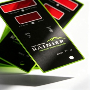 Étiquette personnalisée pour panneau de commande avec PET PC pour équipement, étanche, impression laser et sérigraphie, plaque de jauge en aluminium - Product Image 6