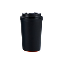 340ml 12oz Bisfenol A-Free Coffee Grounds Ventosa Anti-Tipping Food-Grade PP Plastic Novedad Taza Tazas Taza de café de viaje