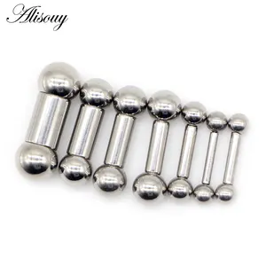 Wholesale Big Size Stainless Steel Straight Barbell Rings Ear Tragus Piercing PA Nipple Ring Bar Lips Body Jewelry