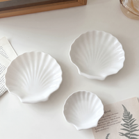 Diffuseur de pierre volcanique en céramique de luxe en forme de coquillage, ensemble de pierres aromatiques sans eau pour huiles essentielles, idéal pour les spas et hôtels