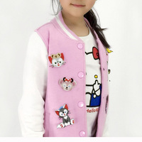 Ropa Infantil con Parches de Lentejuelas Bordados a Color, Logotipo de Marca, Parche de Chenilla, Sudadera Bordada