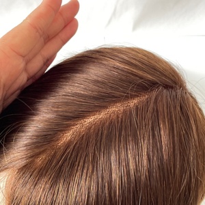 Prothèse capillaire suisse personnalisée en dentelle pour femmes, cheveux vierges, densité 120%, vente chaude - Product Image 4