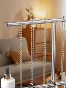 Acrylic đồ trang sức vòng cổ tổ chức chủ cho phụ nữ, Vòng Đeo Tay hiển thị đứng cho các nhà cung cấp, rõ ràng lưu trữ móc áo cho vòng cổ nhỏ - Product Image 5