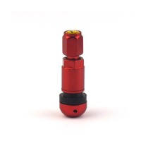 Fond rond 525 accessoires de pneu de voiture Valve de soupape en aluminium en alliage d'aluminium sous vide sans chambre