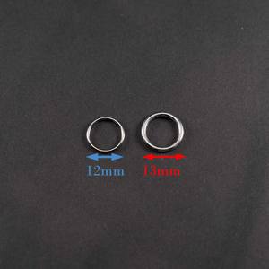 Installation rapide du matériel en alliage de zinc durable d'anneau de rideau en plastique romain de 13mm - Product Image 6