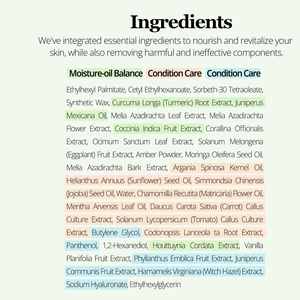 Heartleaf Jojoba Seed Oil Baume nettoyant Crème démaquillante au panthénol d'hamamélis pour le visage et les lèvres - Product Image 5