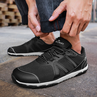 Zapatos Minimalistas para Hombre, Diseño Ergonómico, Puntera Ancha, Suela Plana, Flexibles, Cómodos para Caminar y Estar de Pie Todo el Día