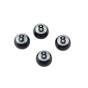 Haute Performance Huit Boule 8 Boule De Billard Capuchons de Valve <span class=keywords><strong>Jante</strong></span> Pour Vélo De Moto De Voiture <span class=keywords><strong>Bouchon</strong></span> de Valve - Product Image 5