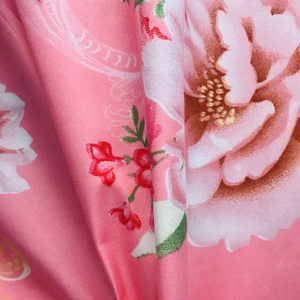 Tessuto in microfibra con stampa dispersa 100% poliestere rosa con motivo floreale <span class=keywords><strong>grande</strong></span> personalizzato di alta qualità per lenzuolo - Product Image 3