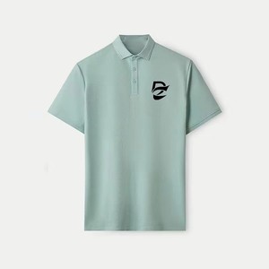 Camiseta Polo Negra Básica de Calidad, Secado Rápido, Absorbe la Humedad, Transpirable, Ligera, con Logotipo Personalizado para Hombre, Informal, de Negocios, para Exteriores - Product Image 4