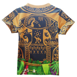 Enfants Moana Maui inspiré Costume <span class=keywords><strong>ensemble</strong></span> à manches courtes haut et short garçons maillot <span class=keywords><strong>de</strong></span> <span class=keywords><strong>bain</strong></span> maillot <span class=keywords><strong>de</strong></span> <span class=keywords><strong>bain</strong></span> maillot <span class=keywords><strong>de</strong></span> <span class=keywords><strong>bain</strong></span> été fête Costume - Product Image 3
