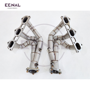 Colector de escape de alto flujo Ecnal para Porsche 718 GT4 4.0L 2020+, mejora de rendimiento para carreras - Product Image 3