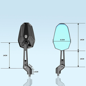 Phụ kiện xe máy hợp kim nhôm gương chiếu hậu chống chói gương chiếu hậu xe máy phổ thông - Product Image 5