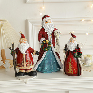 <span class=keywords><strong>Adorno</strong></span> de Resina de <span class=keywords><strong>Santa</strong></span> <span class=keywords><strong>Claus</strong></span>, Muñeco de Nieve, Ángel, Alce, Decoración Navideña para Mesa, Adornos Navideños de Resina de <span class=keywords><strong>Santa</strong></span> <span class=keywords><strong>Claus</strong></span> - Product Image 4