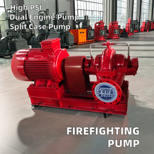 مضخة حريق كهربائية أفقية أحادية المرحلة عالية التدفق وعالية الضغط، مضخة حريق طاردة مركزية للسفن، مضخة تعزيز الحريق للفنادق الشاهقة، تصنيع حسب الطلب - Product Image 3