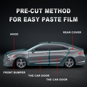 Film de protection de peinture anti-rayures auto-cicatrisant 7.5mil TPU couleur changeante résistant aux UV pré-coupé PPF enveloppes de <span class=keywords><strong>voiture</strong></span> Film de base auto-produit - Product Image 3