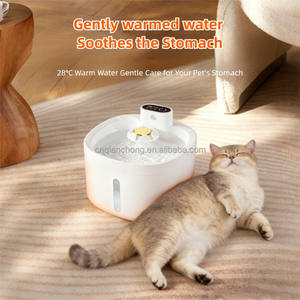 Distributeur d'eau pour animaux de compagnie, fontaine <span class=keywords><strong>à</strong></span> eau automatique intelligente pour chat, distributeur d'eau rechargeable, nettoyage automatique, écologique, distributeur d'eau automatique pour animaux de compagnie - Product Image 3