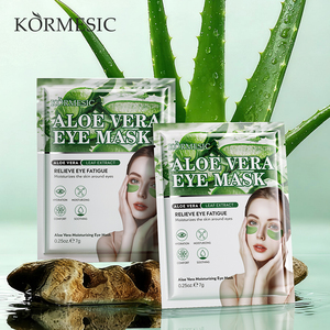 KORMESIC Bpom Certified Private Label 7g Aloe Vera Eye Mask Green <b>Cooling</b> Hyaluronic Acid Silicone Eye <b>Pad</b> for All Skin Types - Product Image 1